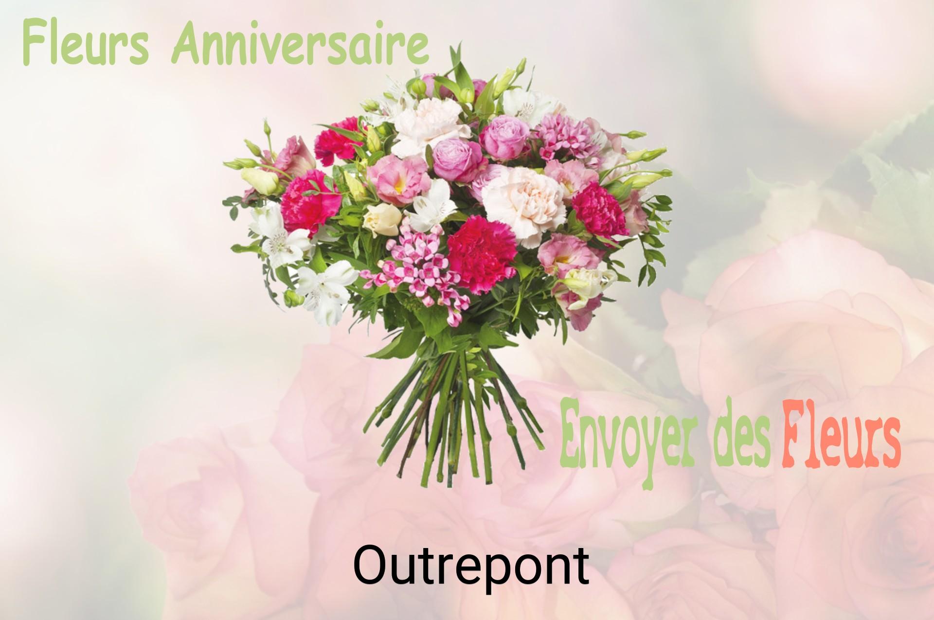 Bouquet de fleurs d’anniversaire livré à Outrepont